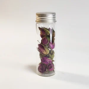 10 grammes boutons de rose dans un bocal en verre
