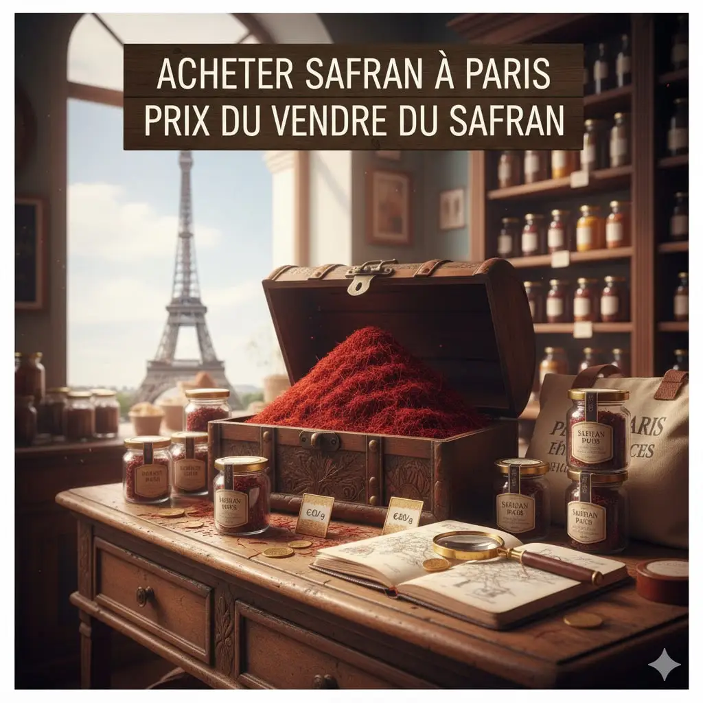 Acheter du safran à Paris + Prix du safran à Paris