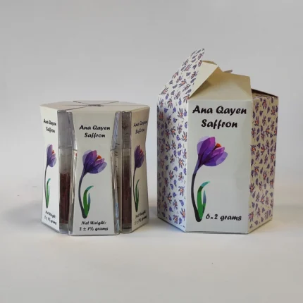Safran en flacon de cristal - 2 grammes