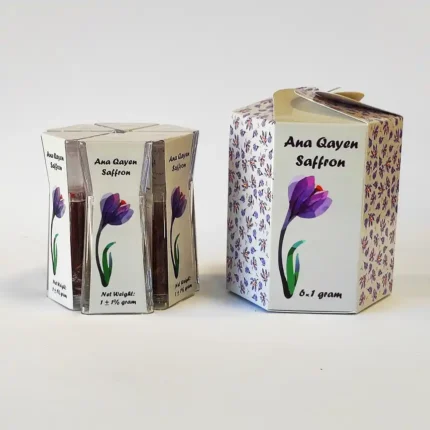 Safran en flacon de verre