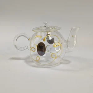 Théière en verre pour infuser le safran
